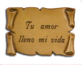 Pergamino de Bronce 7 x 5 cm