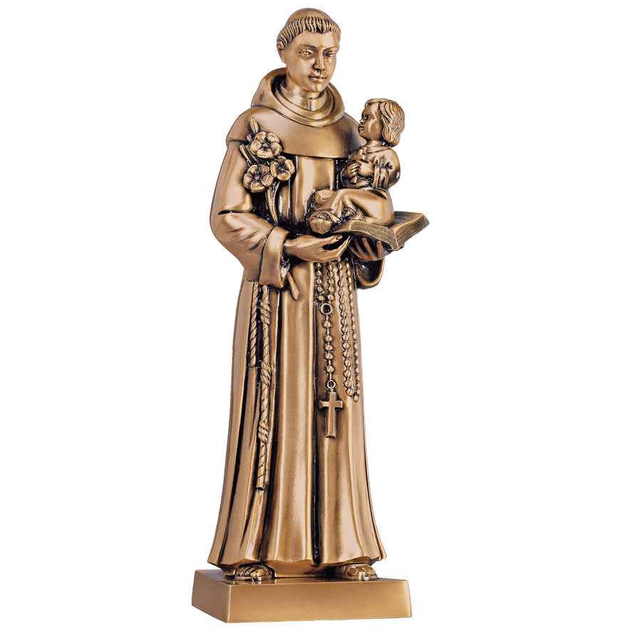 Escultura en Bronce de San Antonio de 39 y 60 cm