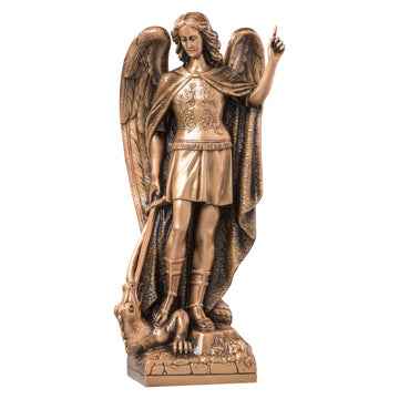 Escultura en Bronce de San Miguel de 56 cm