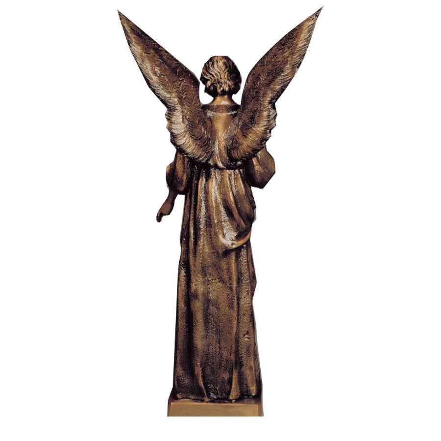 Escultura en Bronce de Ángel Doliente de 177 cm Lápidas