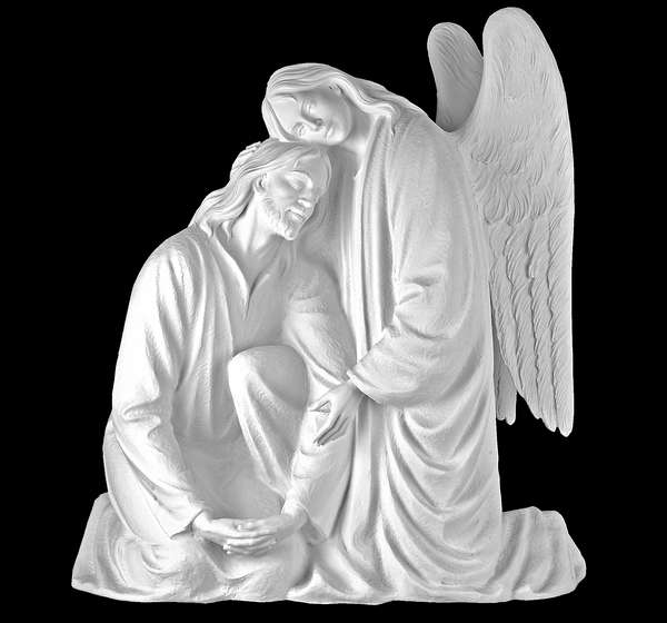 Jesús con Ángel 68 cm