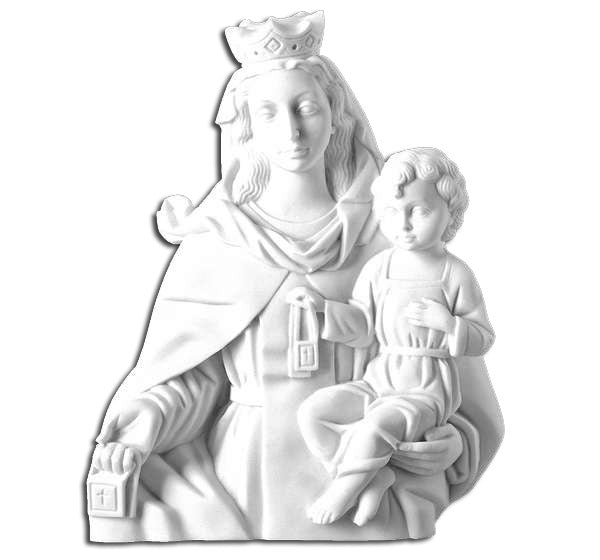 Virgen del Carmen 36 cm