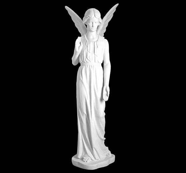 Escultura de Ángel de Tamaño Natural en Mármol Sintético de 175 cm | MR 7001