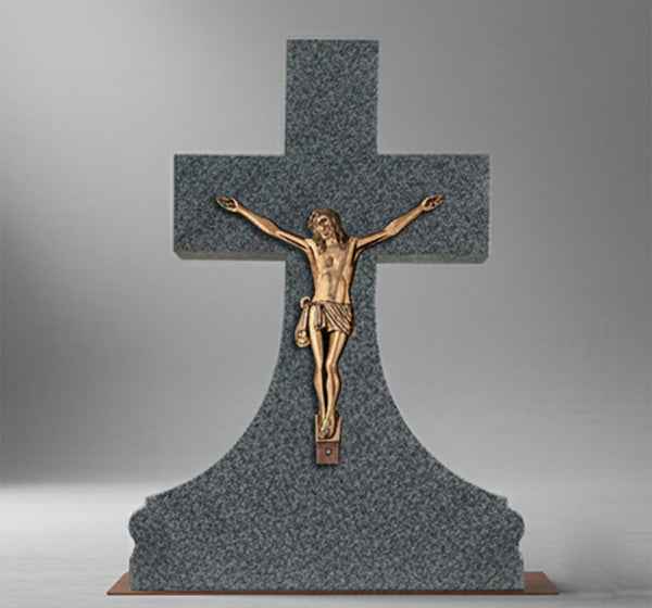 Cristo Clásico de Bronce para Cruces y Panteones ( 60 cm)