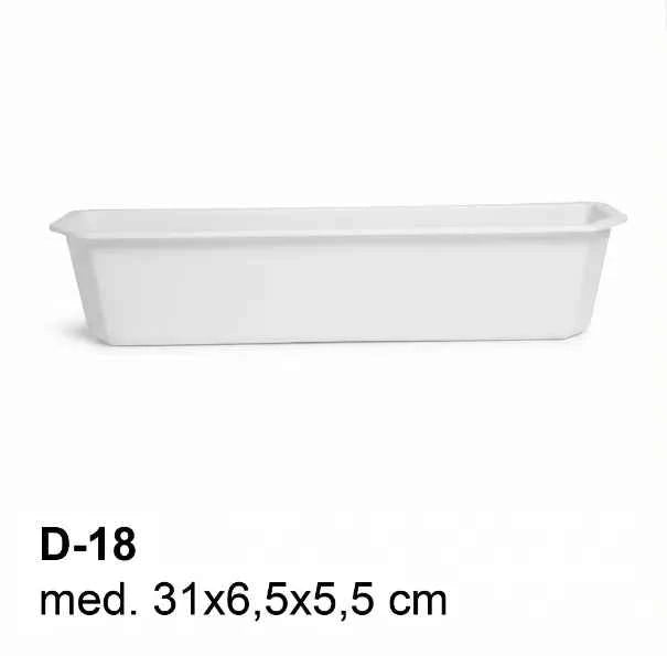 Depósito de Plástico para Jardinera D-18 Material en Stock