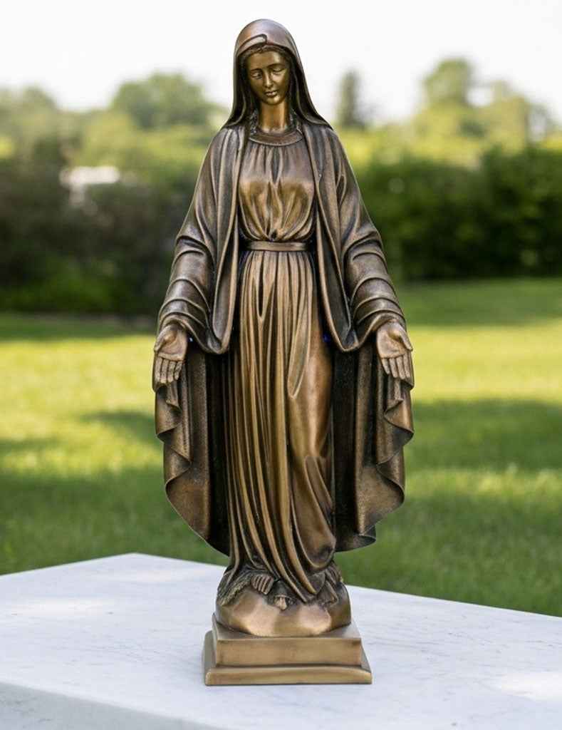 Escultura Monumental de La Inmaculada en Bronce 120 cm