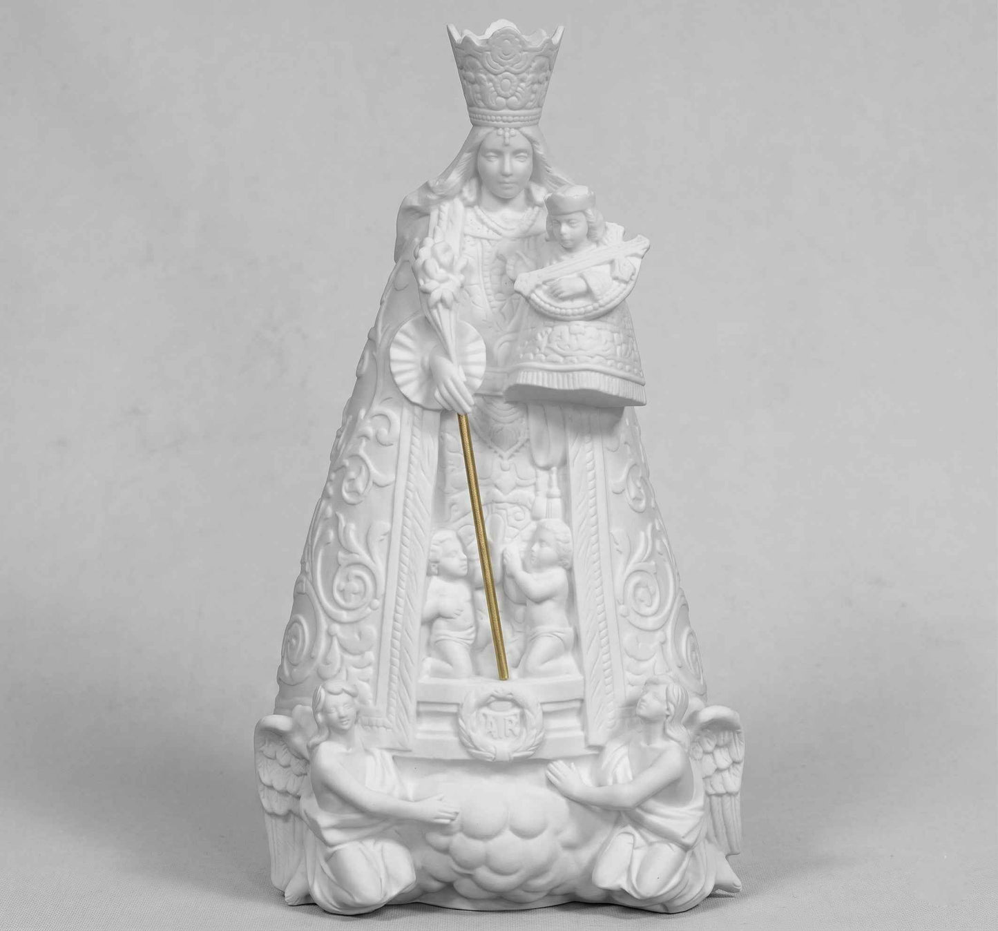 Virgen de Los Desamparados en Marmolina de 37 cm Lápidas