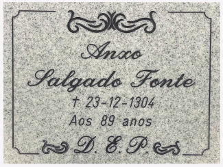 Placa PIEDRA ARTIFICIAL imitación granito gris