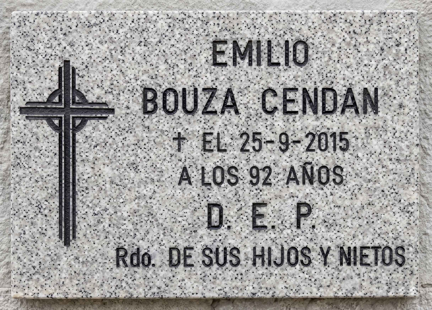 Placa de Piedra Artificial Imitación Granito Gris