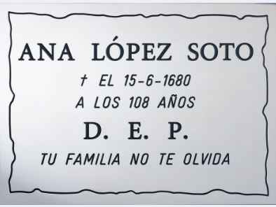Placa de Acero Inoxidable Personalizada Silueta