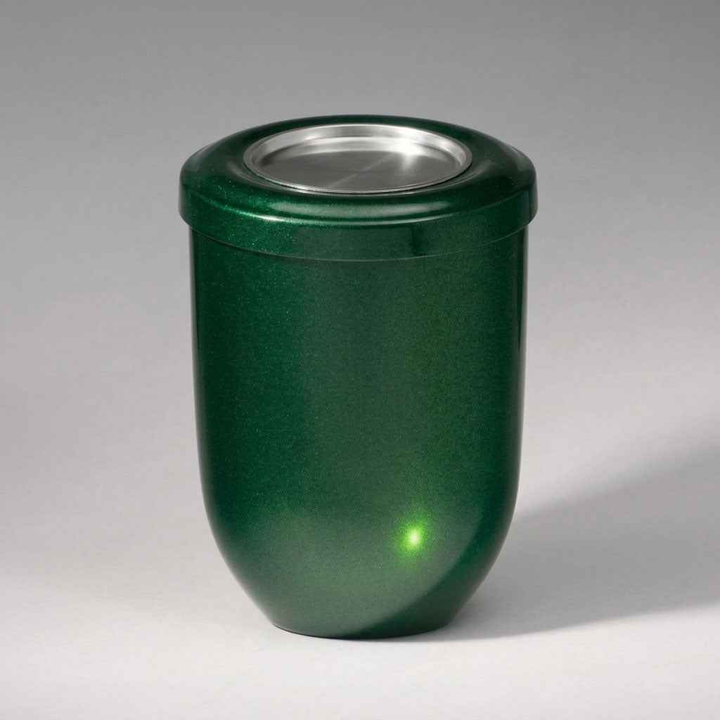 Urna Verde Económica PVC Reciclado para un Adiós Digno