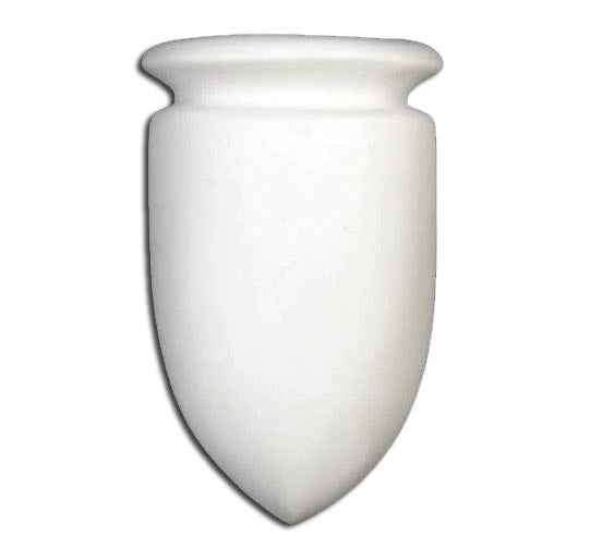 Jarrón Funerario Tipo Ánfora en Marmolina 16 cm