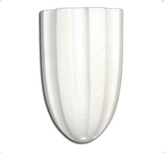 Jarrón Clásico de Marmolina de 16 cm para Lápidas