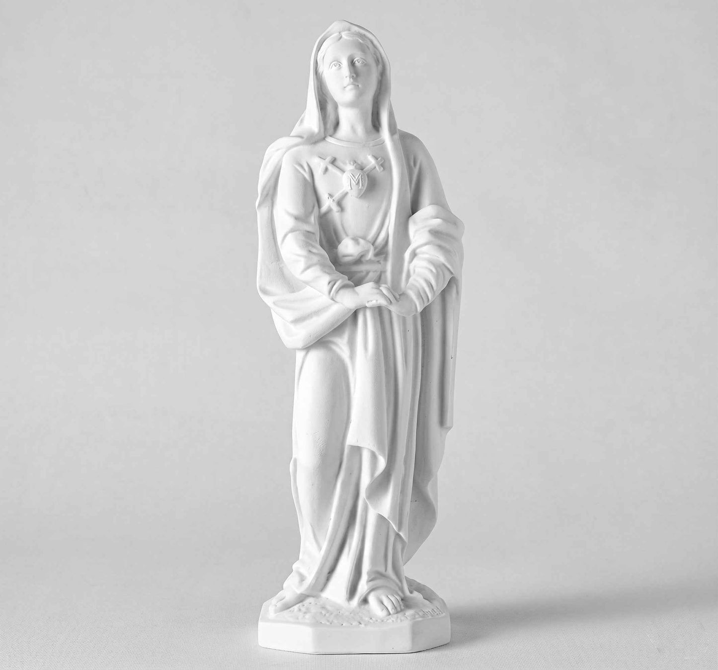 Corazón de María en Marmolina de 36 cm Lápidas
