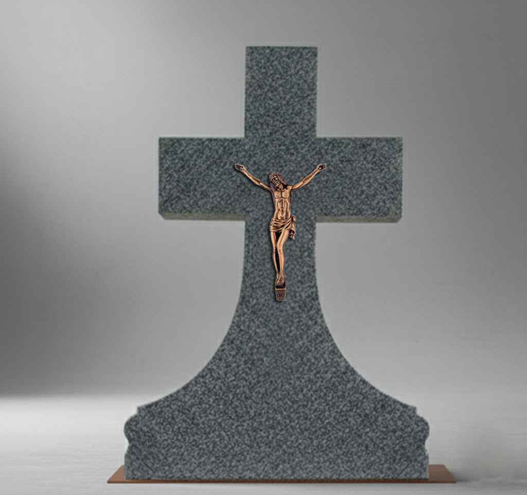 Cristo de Bronce para Lápidas y Columbarios (15 a 39 cm)