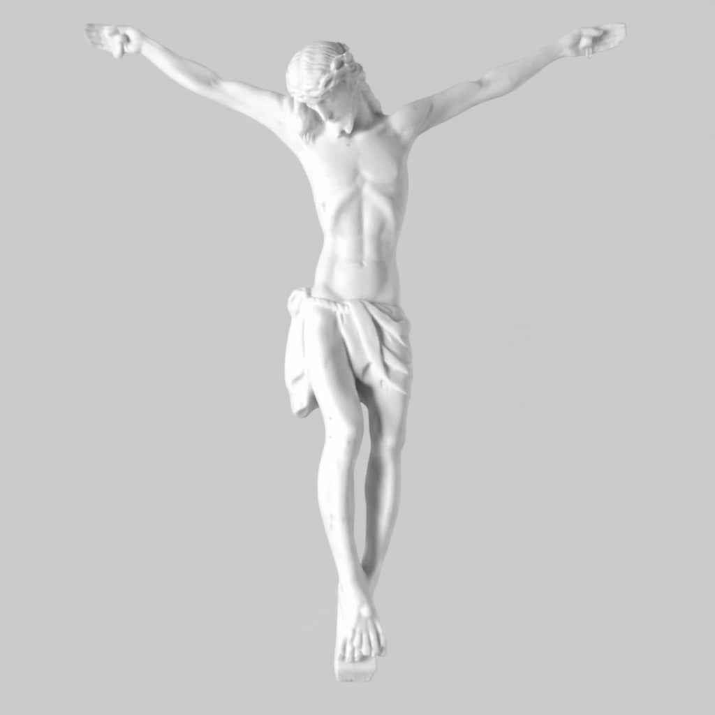 Cristo de Marmolina para Cruces y Sepulturas 47 cm