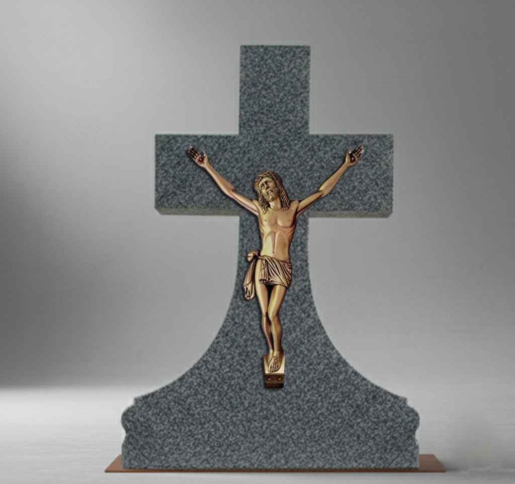 Cristo de Bronce para Cruces Monumentales y Panteones (72 cm)