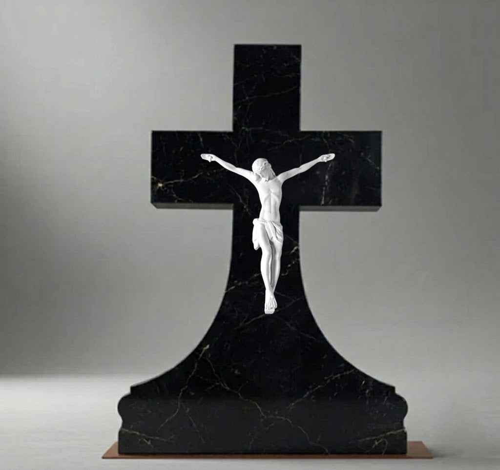 Cristo de Marmolina para Cruces y Sepulturas 47 cm