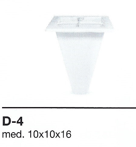 D-04: 16x10x10 cm.