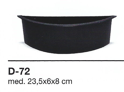 D-72: 23,5x8x6 cm.