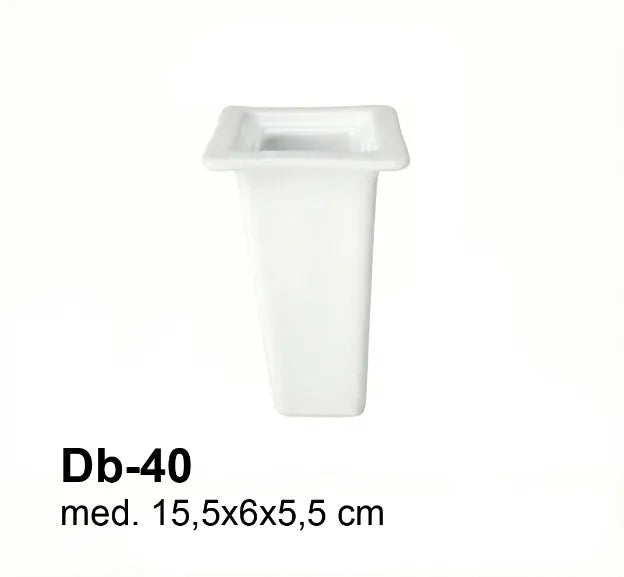 Depósito de plástico para jarrón Db 40 | Medidas 15,5×6,5×5 cm | Entrega inmediata