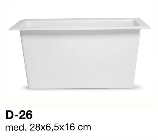 Depósito de Plástico D 26 para Jardinera | Envío Inmediato