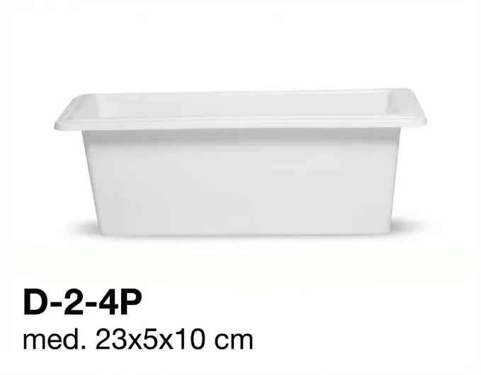 Depósito de Plástico para Jardinera con Pestañas D-2-4P | Entrega Inmediata