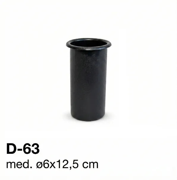 Depósito de plástico para jarrón D‑63 | 12,5×7×7 cm | Entrega inmediata