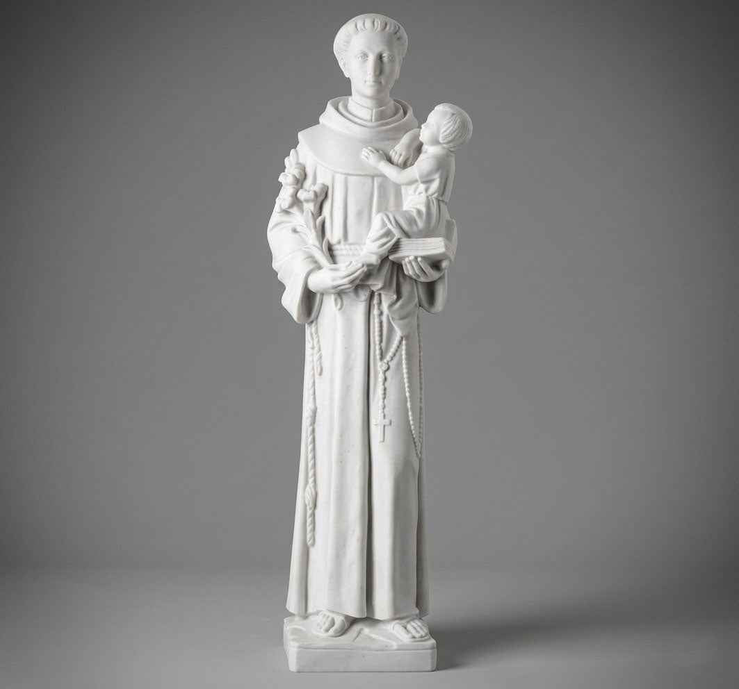 Escultura San Antonio (20 a 105 cm) - Mármol Sintético