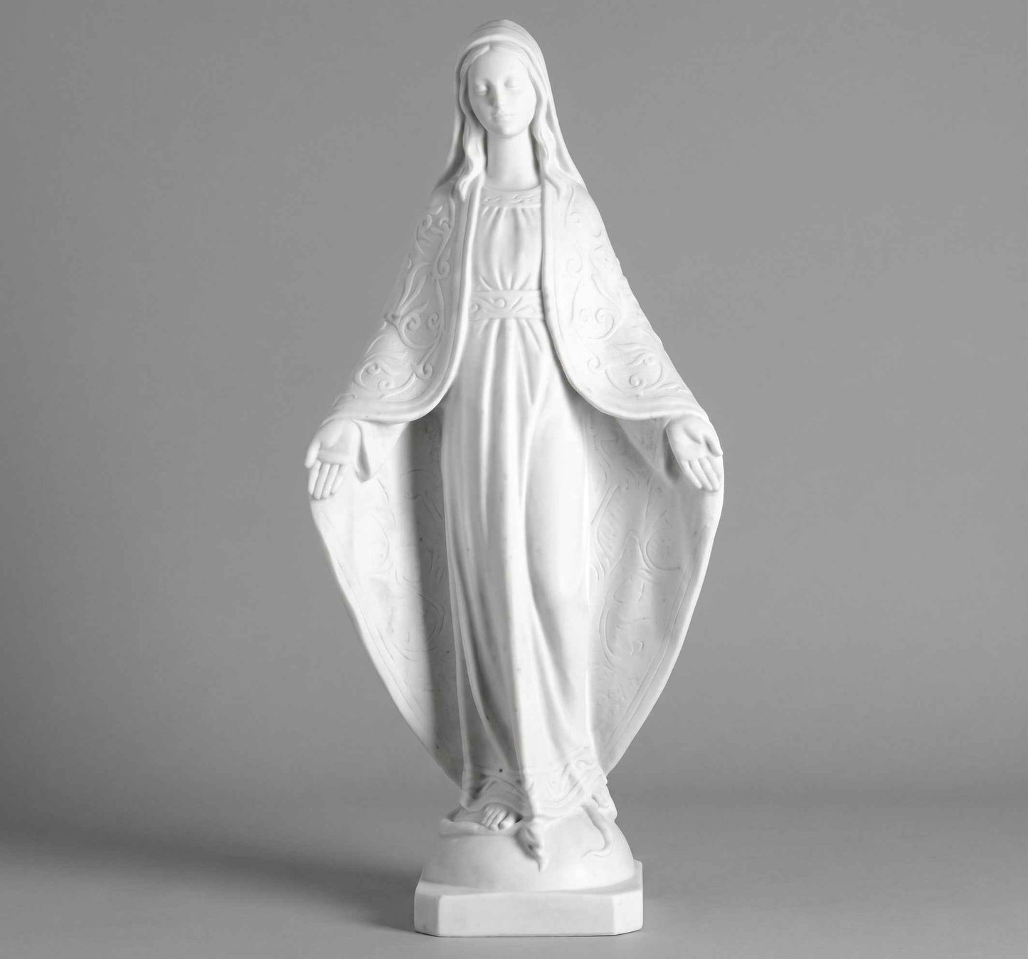 Escultura en Marmolina de la Virgen Inmaculada 77 cm