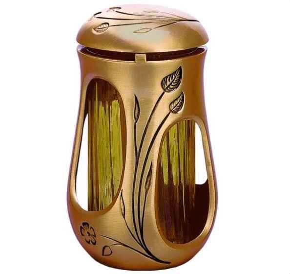 Farol Funerario de Bronce para Velas