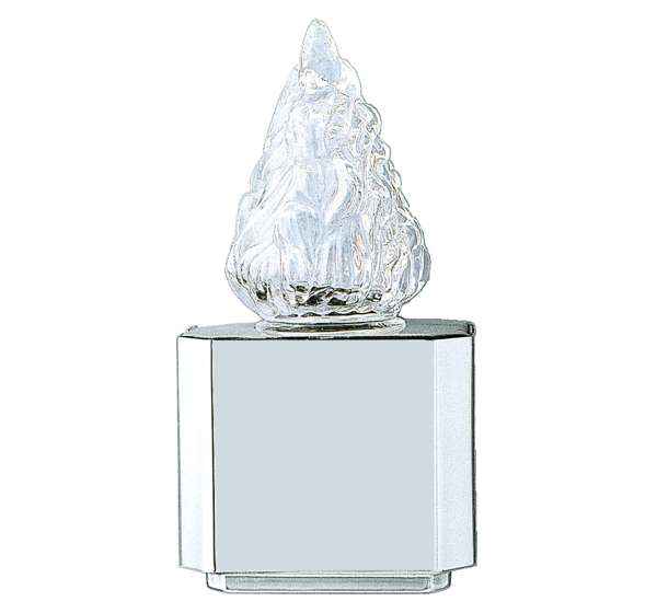 Farol Minimalista de Acero Inox. para Lápidas
