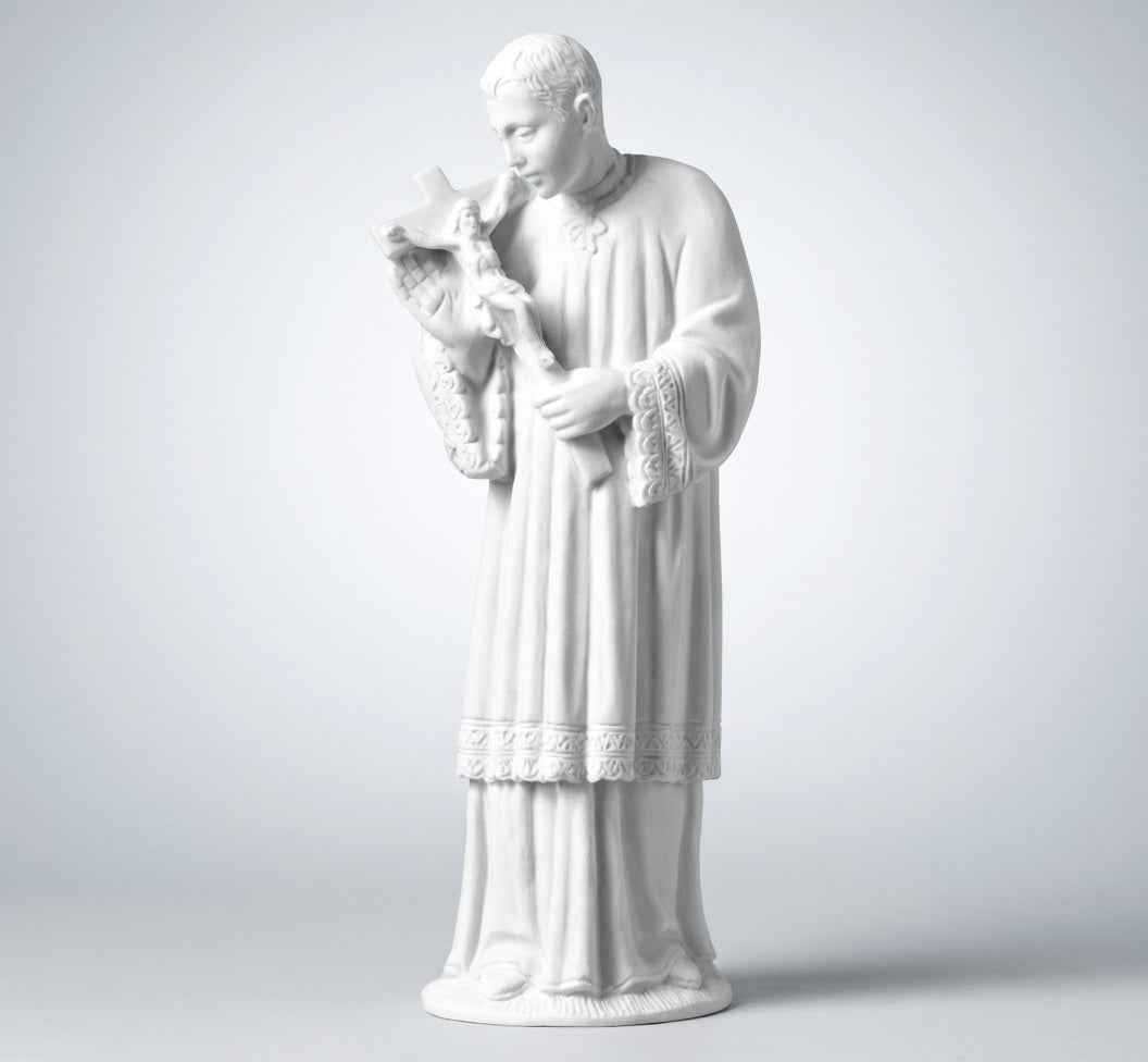 Figura de San Luis Marmolina 35 cm Lápidas