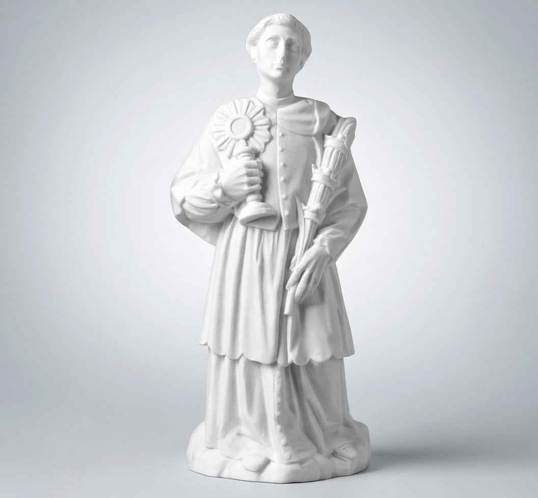 Figura de San Ramón Marmolina 34 cm Lápidas
