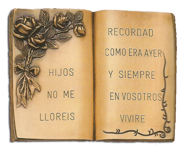 Libro de Bronce PARA GRABAR