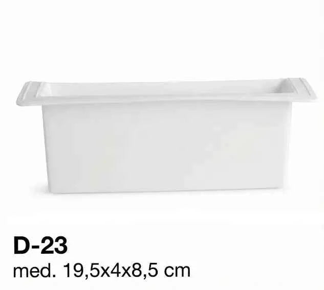Depósito de plástico para jardinera D‑23 | Entrega inmediata