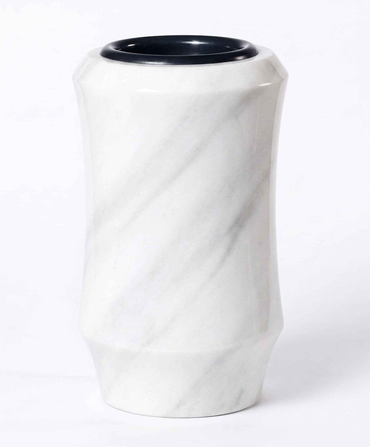 Jarrón de Granito Redondo 17 cm para Lápida de Nicho