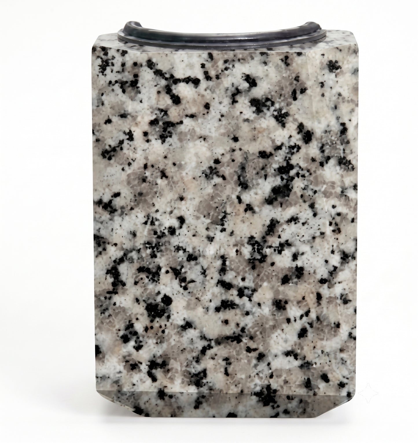 Medio Jarrón Granito con Chaflán para Lápida 18x12x6 cm