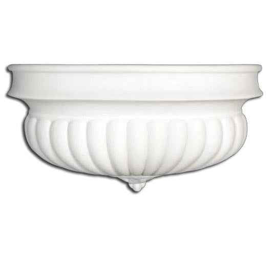 Jardinera Clásica de Marmolina 24 cm para Lápidas y Nichos