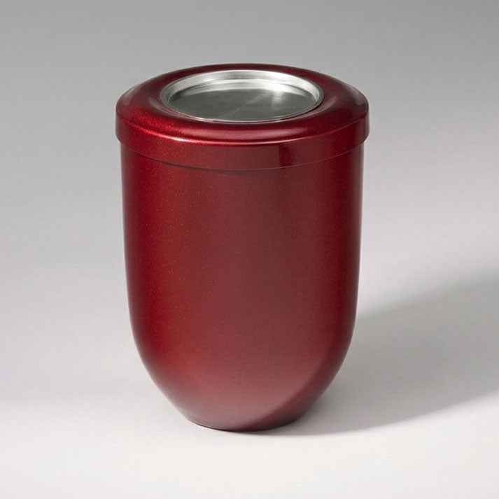 Urna Funeraria Económica Roja de PVC Reciclado