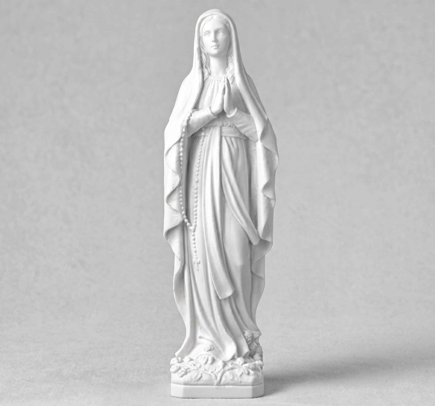Magnífica Virgen de Lourdes de Marmolina 51 cm Lápidas