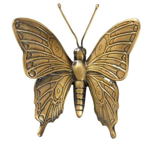 Mariposa en Bronce de 14 cm Para Decoración de Lápidas