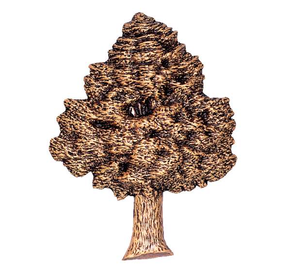 Roble en Bronce de 18 cm. para Decoración de Lápidas