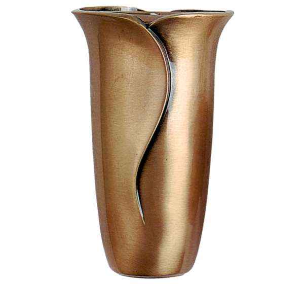 Jarrón Funerario de Bronce Cala 12 y 20 cm para Nichos o Columbarios