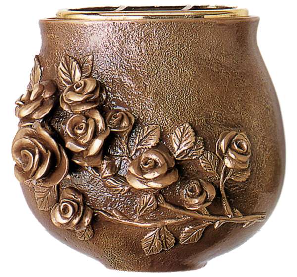 Jardinera de bronce 18 cm