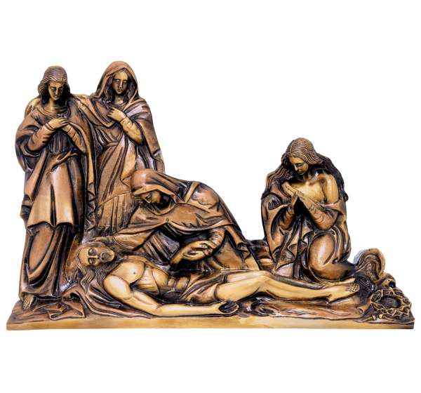 Imagen del Santo Entierro en bronce de 60 cm