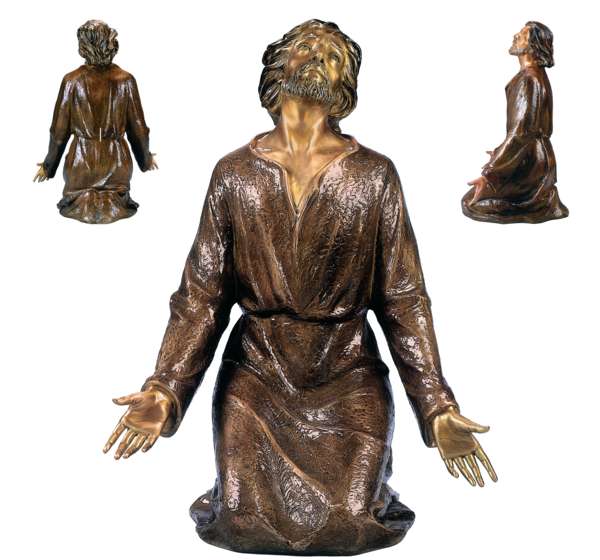 Cristo Arrodillado 97 cm.