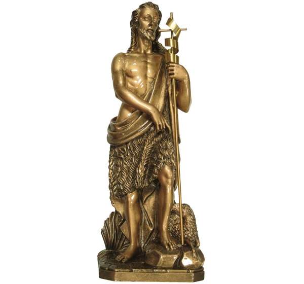 Figura de San Juan Marmolina 38 cm Lápidas