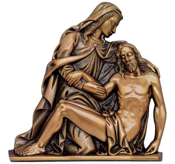 Piedad Bronce 34 cm