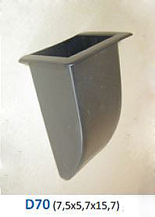 D-70 16x7,5x6 cm.